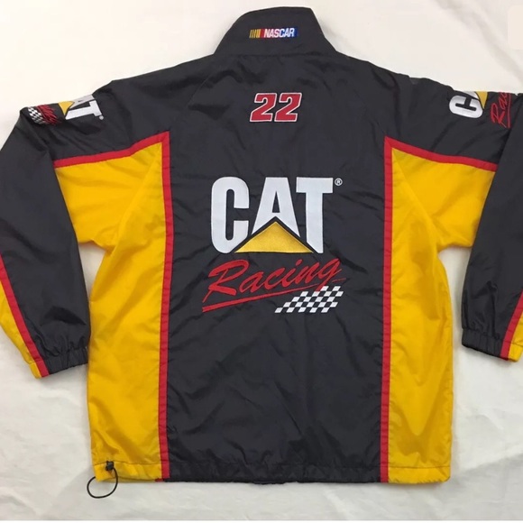 Vtg Caterpillar Nascar Jacket 22 Ward 